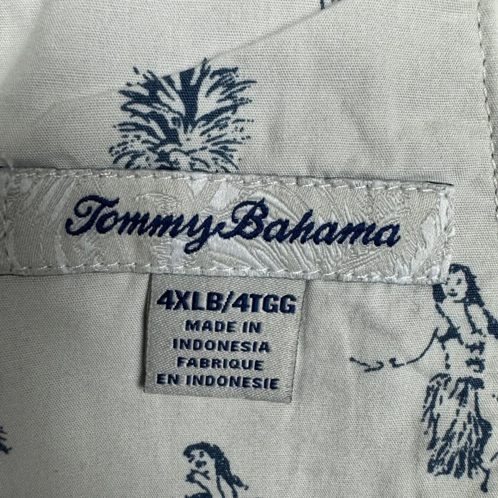 Tommy Bahama Relax Cargo Shorts Elastic Waist Mens 4XLB Gray Gorpcore Minimalist
